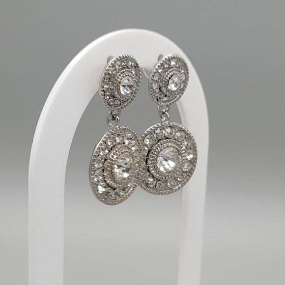 Unbranded Rhinestone Dangle Earrings - Picture 2 of 3